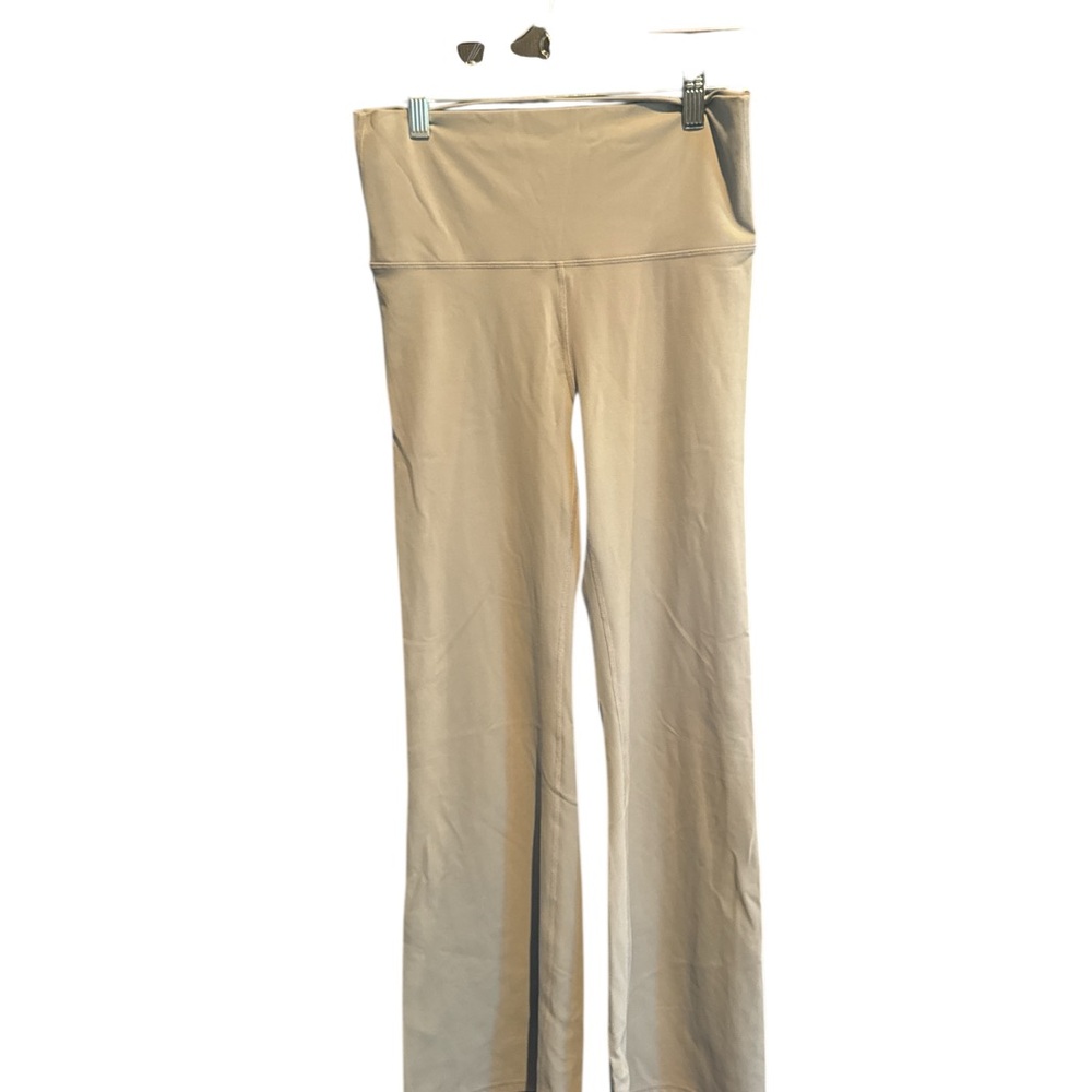 Women's gray Fabletics purelux flare leggings